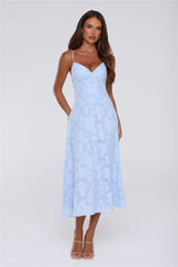 Tide Kissed Midi Dress Blue