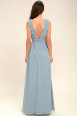 Heavenly Hues Light Blue Maxi Dress