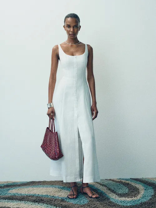 Fraise Linen Dress
