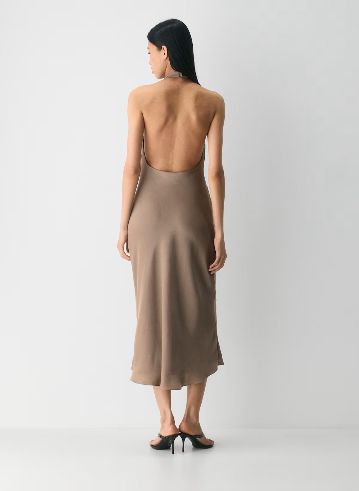 Audience Satin Halter Dress