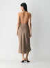 Audience Satin Halter Dress