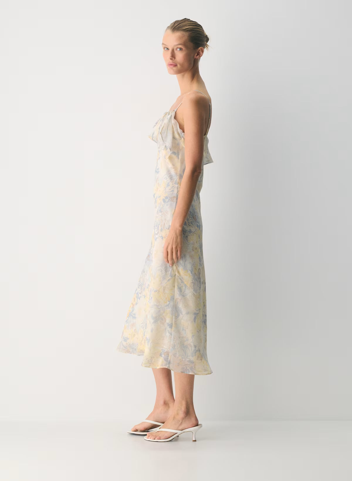 Cannelle Dress-soft white/multi