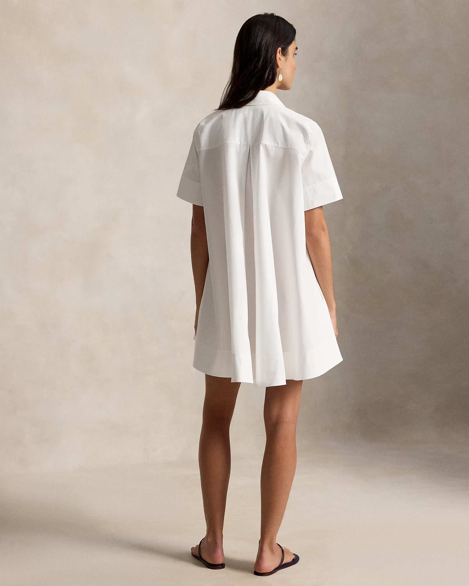 Cotton A-Line Shirtdress