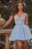 cinderella blue tulle mini dress