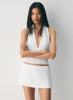 Japanese crepe micro skort