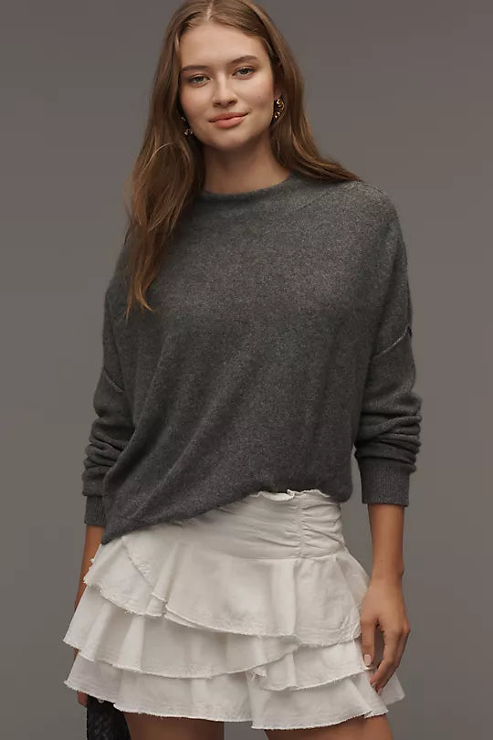 The Alani Cashmere Mock-Neck Sweater
