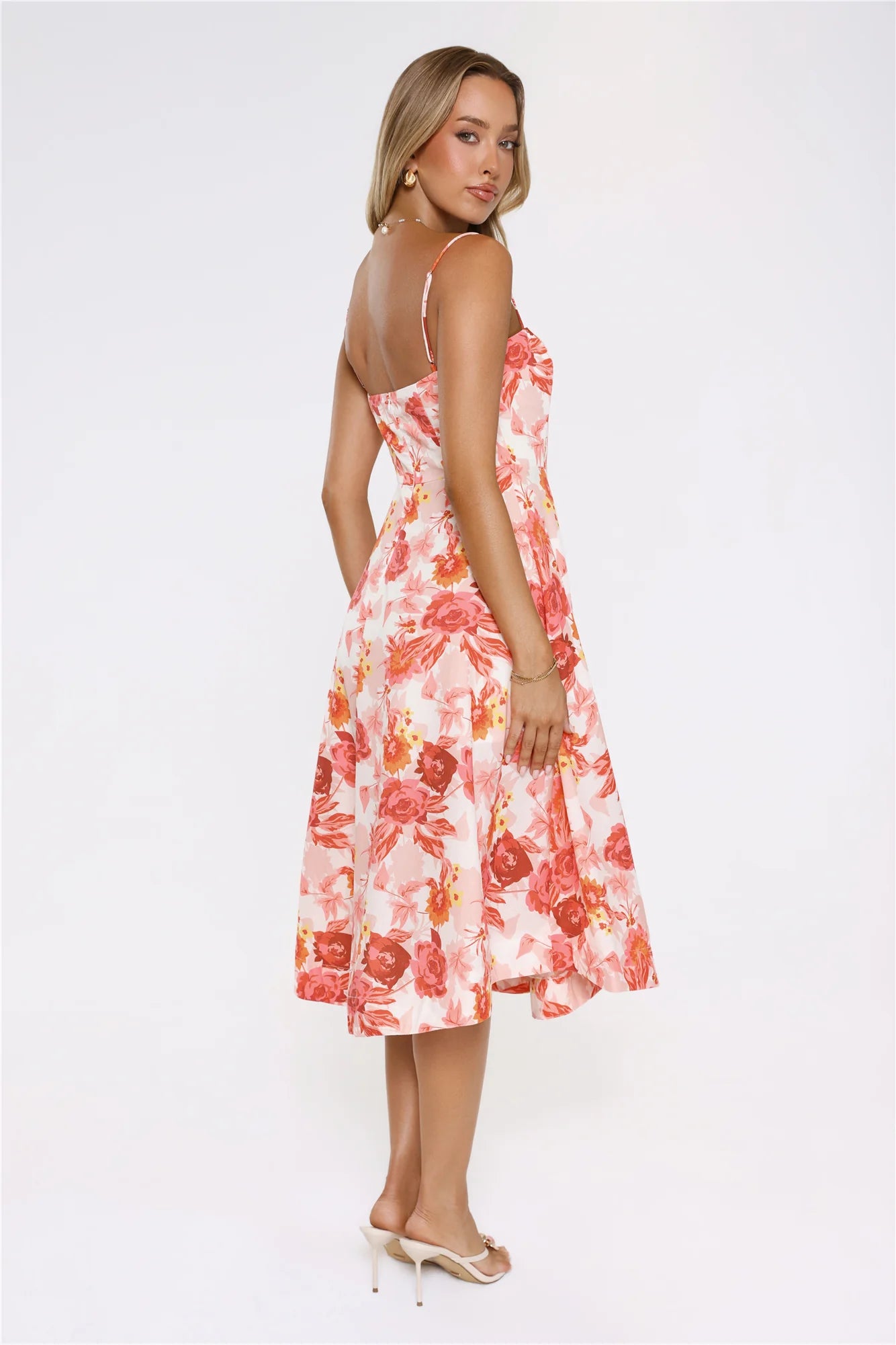Vintage Find Midi Dress Orange