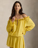 Off-the-Shoulder Crepe Dress
