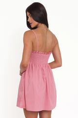 Josie Mini Dress - Pink