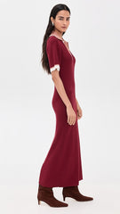 Boucle Polo Dress