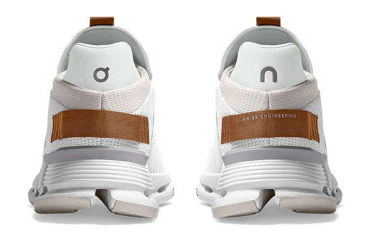 On Cloudnova 'White Pearl Brown'